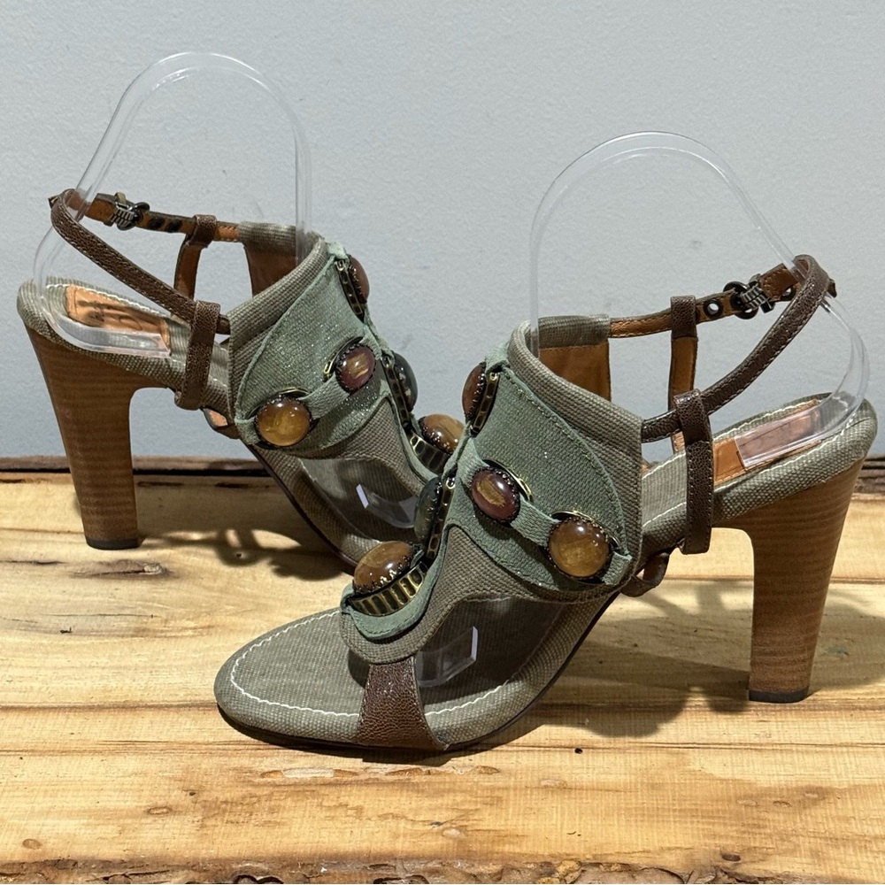 Bacio 61 women’s Carugo slingback heel sandal Size 8.5 B100 - Picture 9 of 12